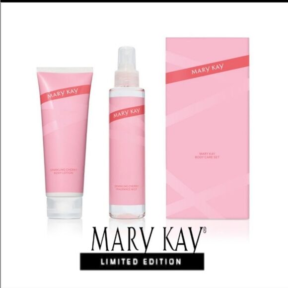 MARY KAY BODY CARE SET IN SPARKLING CHERRY, NEW! LIMITED EDITION - Picture 1 of 8